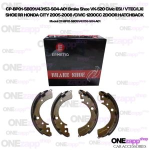 Civic ESI / VTEC/LXI SHOE RR HONDA CITY 2005-2008 /CIVIC 1200CC 2DOOR HATCHBACK CP-BP01-SB091/43153-S04-A01 Brake Shoe VK-520