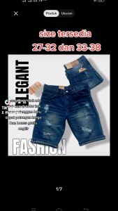 Celana Pendek Sobek Pria: Model Trendy & Praktis