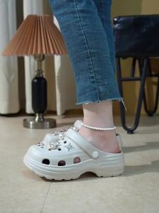 New Spring/Summer EVA Thick-Soled Clogs For Women Height-Increasing Breathable Non-Slip For Summer Beach Wear