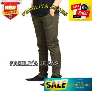 Celana Panjang Chino Pria Slimfit: Celana Chino Original & CinoFAMILIYA JEANS