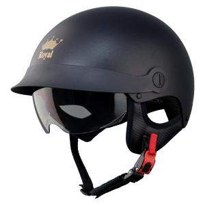 MŨ BẢO HIỂM NỬA ĐẦU 1/2 KÍNH ÂM LÓT THÁO RỜI CHÍNH HÃNG ROYAL M163LT(PHÙ HỢP NAM NỮ BẢO HÀNH 12 THÁNG)