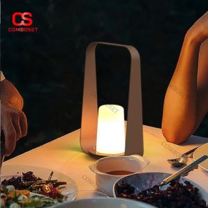Đèn Bàn Ngoài Trời Cầm Tay Ánh Sáng Dịu Nhẹ Thư Giãn
