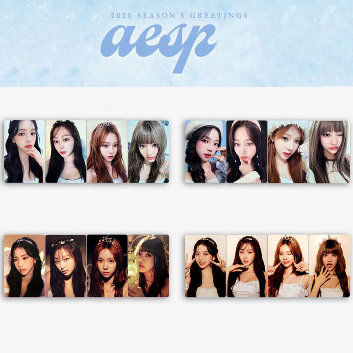 Aespa Poster 55-Piece Aespa 2025 Season's Greetings Photocard Set