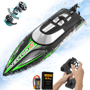 VOLANTEXRC RC Boat Vector S 2.4GHZ 48kmh High Speed Brushless Auto Self-Righting Roll Back RC Boat for Lake/Pool 797-4 RTR