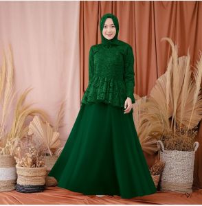 GAMIS BRUKAT SUNY TERBARU 2021: GAMIS MEWAH PREMIUM QUALITY BISA COD SIZE XL & XXL