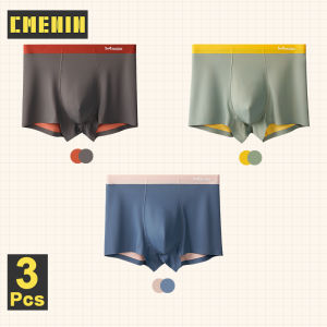 CMENIN 3 ชิ้นยอดนิยมผ้าฝ้ายผู้ชายกางเกงชั้นในบ็อกเซอร์แพ็คกางเกงขาสั้นกางเกงระบายอากาศกางเกงชั้นในชายชุดชั้นในชายนักมวยผู้ชาย Masculinas MRDG8803