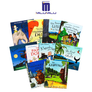 Julia Donaldson X 10 Book Set Collection Pack Includes Room On The Broom Paperback by Julia Donaldson Original English books