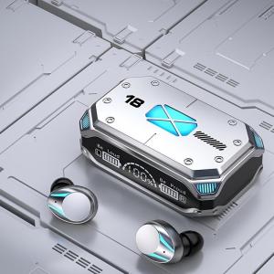 Wireless Ear Buds Earbuds with Wireless Charging Case Built-in Microphone Stereo Bass Playback LED Power Display for Android Phones Computer Sports Gaming Workout Zweicx