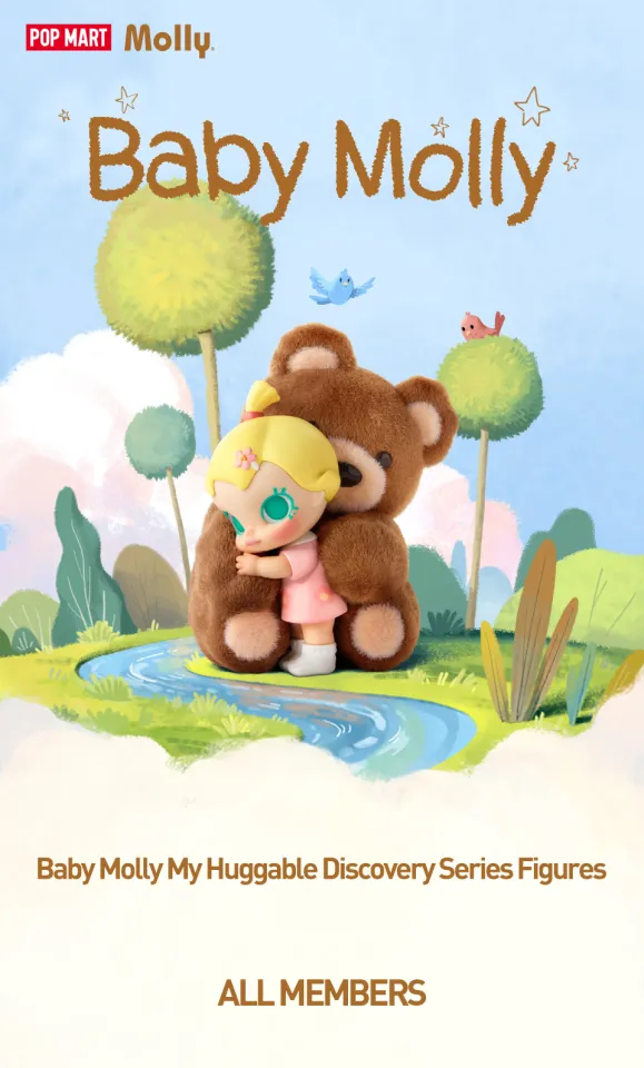 POP MART Baby Molly My Huggable Discovery Series Figures Blind Box