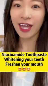 ubat gigi pemutih bodyaid niacinamide whitening toothpaste pemutih gigi kuning teeth whitening tiktok hot sale original