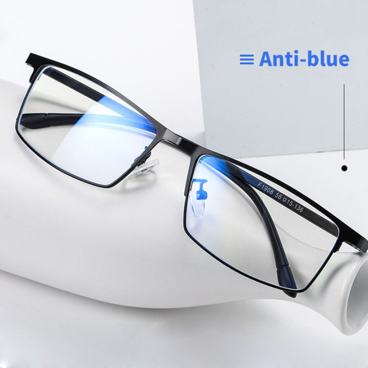 Blue Light Blocking Glasses Anti Eyestrain Uv Filter Computer Gaming Eyeglasses Lightweight