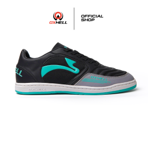 Oxwell Formosus - Sepatu Futsal Pria Dewasa Olahraga Stylish Brand Lokal Berkualitas Hitam Tosca