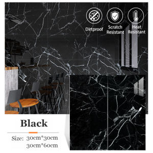 10PCS PVC Vinyl Wall Sticker Self-Adhesive Imitation Marble Tiles Waterproof Home Decor Tool
