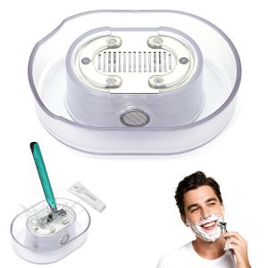 Mens Shaving Razor Rinser CleanerPortable Razor Rinser for ShaveApplies to Most Hand ShaversQuick CleaningSay Goodbye to Clogged Razors and Dirty Sinks (1Pcs) (black) Applies to Most Hand ShaversQuick CleaningSay Goodbye to Clogged Razors and Dir