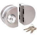Double Open Glass Door Lock Stainless Steel Double Bolt Sliding Door Lock 10-12mm Office Glass Safety Door Lock with 3 Keys. 