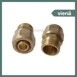 [ VIENA ] Fitting / Sambungan Pipa Air Panas Kuningan 1/2" Inch