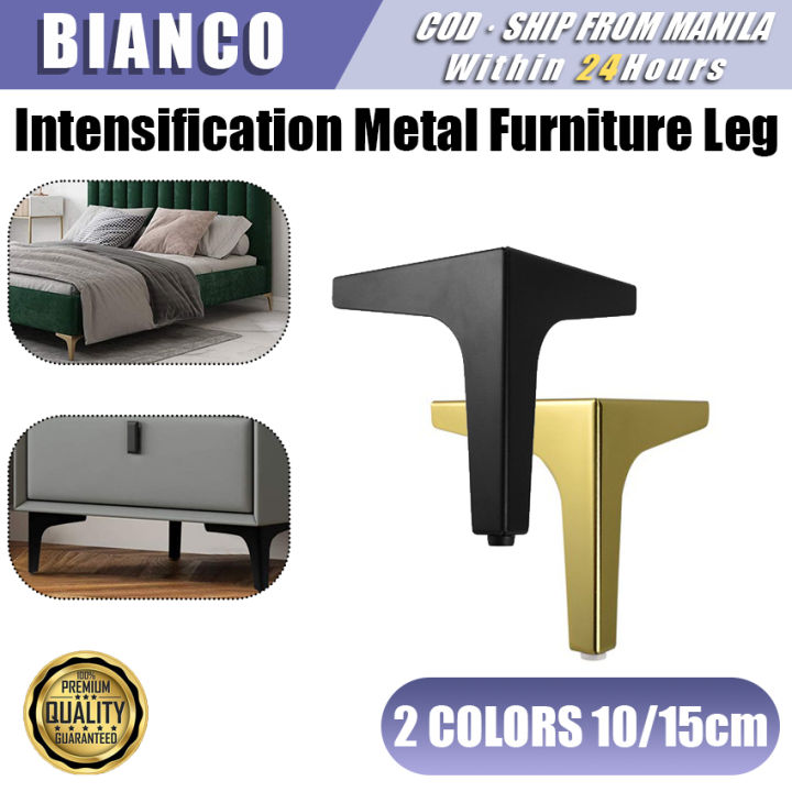 10 cm/15cm Metal Furniture Legs Sofa Supporting Iron Feet for Bed Table