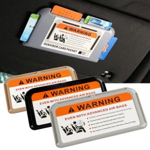 CCWOLF Car Auto Sun Visor Point Pocket Organizer Pouch Bag Card Glasses Storage Holder Car-styling