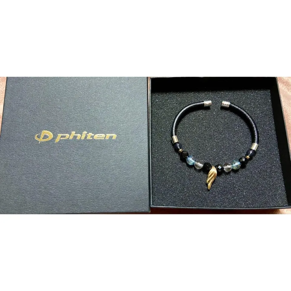 phiten RAKUWA BRACELET WINGS GOLD羽生結弦
