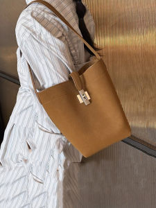 Ống túi xách vintage bằng da lộn cho phụ nữ túi tote vintage cao cấp túi đeo vai lớn cho người đi làm túi xách túi da bò