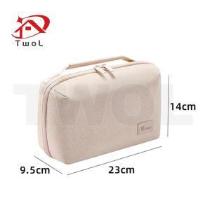 TWOL SHOP New Durable Nylon Cable Organizer Bag - Travel-friendly Electronic Accessory Storage Case