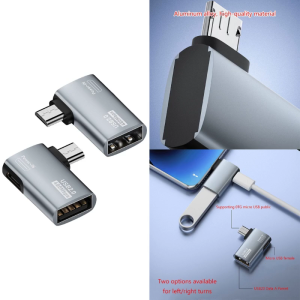 Compact Micro USB Male to USB Female OTG Adapters Reliable Power Supply Improve Efficiency Connect Mouse Keyboard