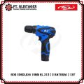 HL 312 12V Cordless Mesin Bor Cordless Portable Impact Drill HL312 Bor Baterai 12V 10MM. 