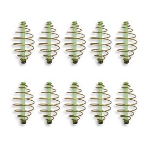 10pcs Fishing Spring Feeder Fishing Baits Thrower Feeder Coil Inline Method Feeder Fishing Tackle Accessories