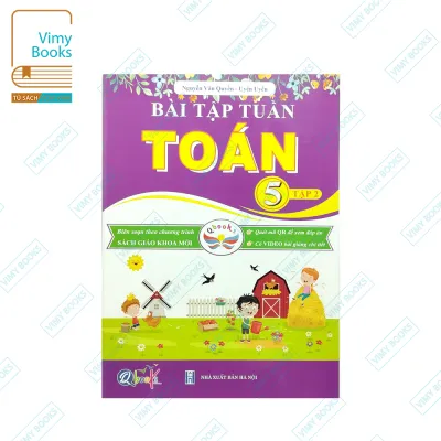 Sách - Trọn Bộ 4 Cuốn Bài Tập Tuần Toán Tiếng Việt Lớp 5 - Bộ Cánh Diều