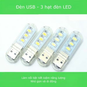 Đèn Led USB siêu sáng dùng sạc dự phòng sạc điện thoại đèn phượt đèn usb BIGBA