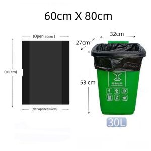 KE High Quality Garbage bag Thick Trash Bag Set of 100 Pcs