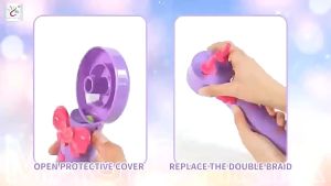 Oldlaiben Automatic Hair Braider Electric DIY Magic Styling Tool Girl Braid Toy Set Mainan Gadis