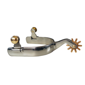 Horse Spur Replacement Stainless Steel Western Cowboy Spur Mens Roping Spur Competition Equipments Easy to Use