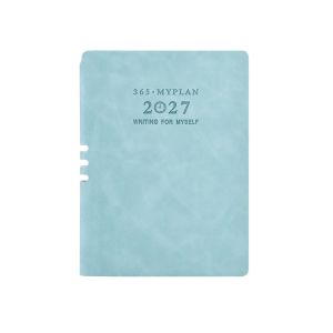 MMLUCK Tiếng Anh Sổ ghi chép lịch trình năm 2027 12 tháng Chống mài mòn Sổ ghi chép kế hoạch A5 Sổ ghi chép lịch trình Hiệu quả Công cụ lập kế hoạch công việc văn phòng Vật tư văn phòng phẩm trường học
