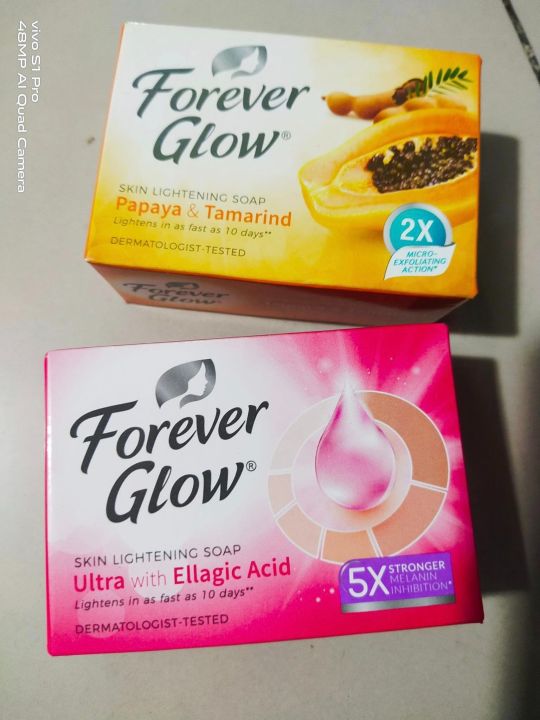 Forever Glow Skin Lightening soap 60g Ultra with Ellagic Acid