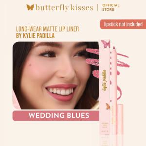 Butterfly Kisses by Kylie Padilla Wedding Blues Long-Wear Matte Lip Liner (LIP LINER ONLY LIPSTICK NOT INCLUDED)