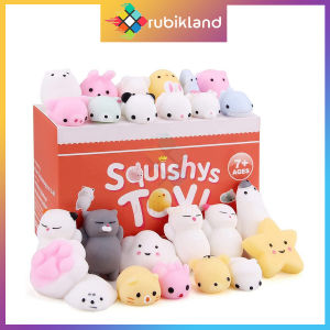 [Có Hộp] Squishy Mochi Xả Stress Đồ Chơi Trẻ Em Thú Mochi Hoạt Hình Cao Su Silicon Dẻo Bóp Vui Nhộn - Little Kobo