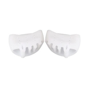 VTTO 1Pair Silicone Foot Pads Toe Separator Cushion Pad Pain Relief Shoes Insoles Finger Toe Hallux Valgus Corrector Gel Pads Foot Care