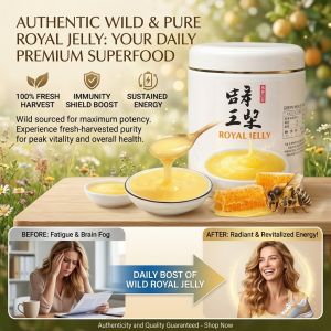 Royal Jelly Supplement Natural Royal Jelly Fresh Style Adult Nutrition Daily Wellness Beauty Care Energy Support Health Supplement Capsule