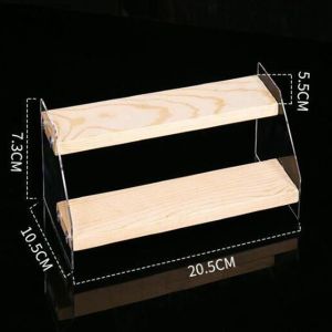 2-7 tier wooden display rack riser acrylic display rack tier spice rack perfume rack organizer Figure stand Card stand Condiments display rack lipstick organizer coffee stand rack organizer Photocard stand wood ladder wooden panel acrylic wooden stand
