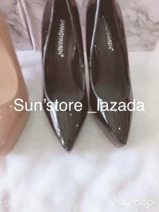 Giày nữ cao gót đế đúp mũi chim 13cm