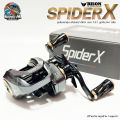 รอกหยดน้ำ BISON SPIDER X สไปเดอร์ เอ็กซ์  รอบ 7 ลูกปืน 9+1 ตลับ กำลังเบรก 8 กิโลกรัม  มาพร้อมขาจับแต่งสุดเท่. 