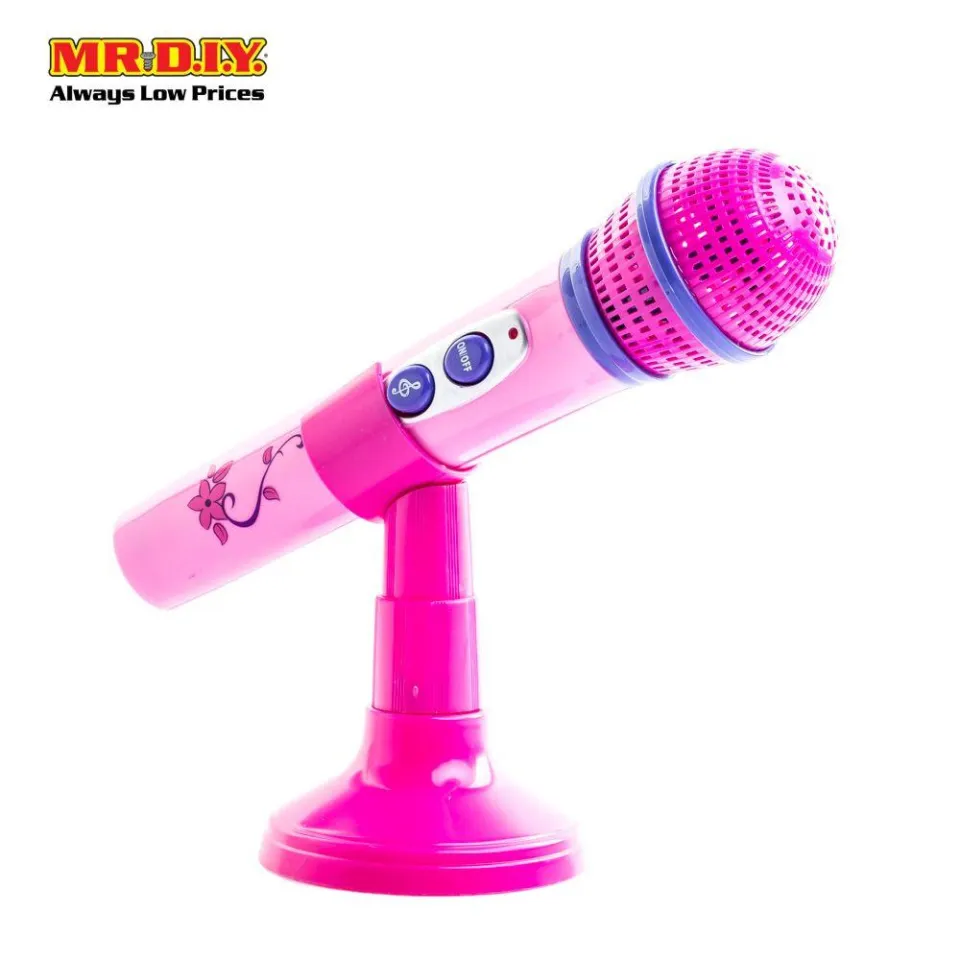 Pink best sale microphone toy