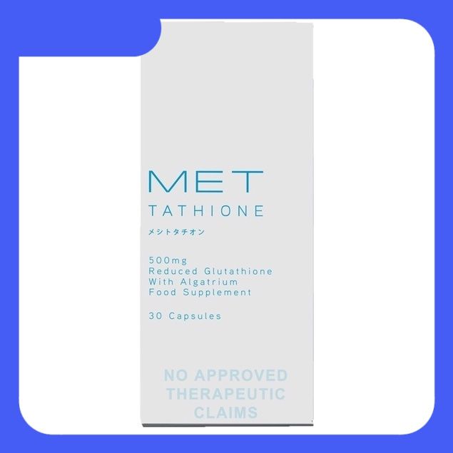 glutathione vs metathione Achieve whiter, brighter skin and a healthier body with a combination of Glutathione, Metathione, L-Cystine, amino acids, and antioxidants including Vitamin C and Resveratrol all in one easy to swallow tablet Met Tathione Capsule 60s -