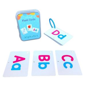 Early Educational English Flash Card Learning Toy Boxed Flash Card Shape Animal Color Number Learning English Card Toy