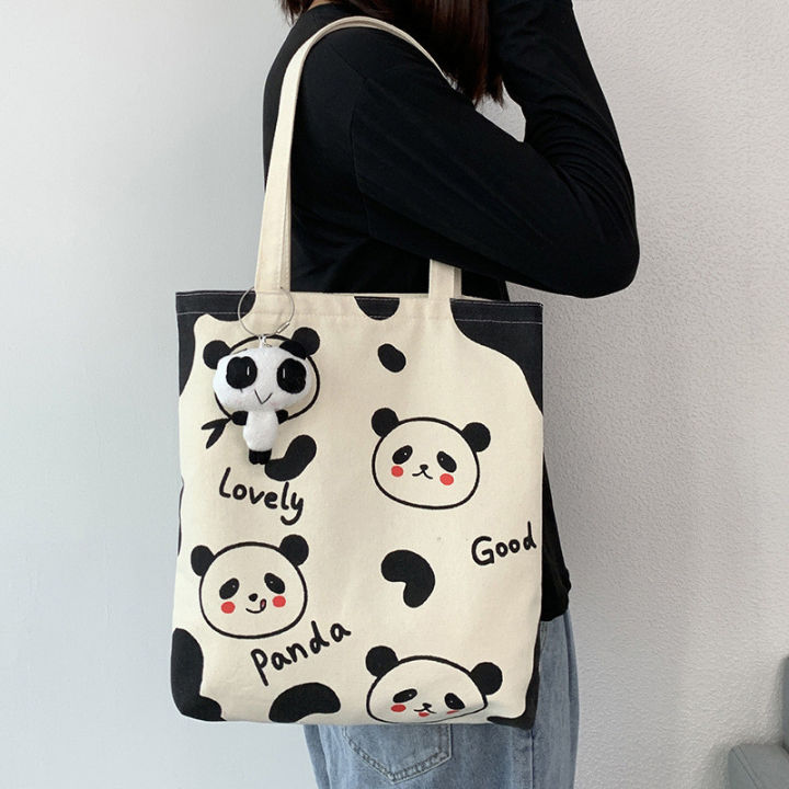 Korean New Fashion Canvas Tote Bag Canvas Shoulder Bags