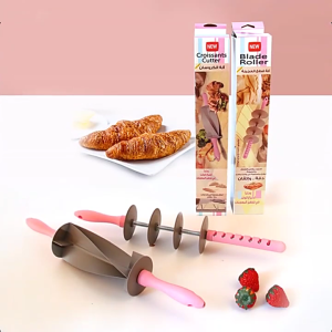 Máy cắt Con lăn khuôn bánh ngọt hộ gia đình công cụ nướng bánh bánh xe tiết kiệm thời gian bột thủ công bánh bột bánh ngọt lưới cắt