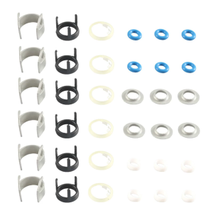 Aluminum Fuel Injector Rebuild Kit Ensures Precise Fuel Sprays Universal Fuel Injector Repair Set 06H998907B for Car