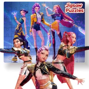 DOWNA Thiết kế 3D Câu đố Thợ săn quỷ Mẫu nhân vật Chủ đề Kpop Trò chơi trên bàn Phổ biến Câu đố Kpop Quà tặng trẻ em