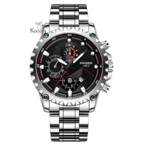 Jam Tangan Pria Fngeen 5757 Stainless Steel Quartz Original Tahan Air Kotak Ori
